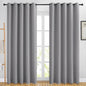 NICETOWN Room Darkening Silver Grey Curtains by NICETOWN