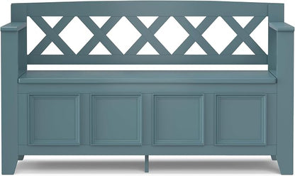 SIMPLIHOME Amherst Entryway Storage Bench - Image 6
