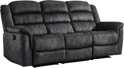 EBELLO Reclining Sofa for Living Room, Extra Wide Modern Overstuffed 3 Seat - Image 8