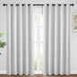 Yakamok Room Darkening Curtains 62x84 inch Greyish White-Living Room | 2 panels by Yakamok