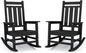 KINGYES Oversized Outdoor Rocking Chair Set of 2, All-Weather Patio Rocking by KINGYES