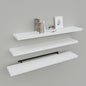 Upassion Floating Shelves for Wall Set of 3, Frame Display White Floating Shelf by Upassion