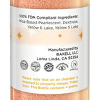 Bakell - Neon Orange Tinker Dust (4g, 1x Mini Spray Pump) Edible Glitter for Food, Desserts, and Beverages!