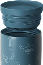 Simple Modern Father's Day Signature Voyager | 16oz Travel Coffee Mug Tumbler with 360° Lid | Gifts for Dad, Him | Ceramic-Lined Insulated Stainless Steel Cold Brew Iced Coffee Cup | Golf Schematics
