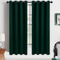 Yakamok Room Darkening Curtains 52x63 inch Pine Tree Green-Living Room | 2 by Yakamok