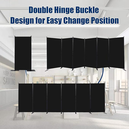 Room Divider 6FT Portable Room Dividers and Folding Privacy Screens, 6 Panel - Image 5
