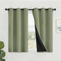 SimpleHome Sage 100% Blackout Curtains Room Darkening Living Room 45 Inch | by SimpleHome