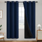 SimpleHome Navy Blue 100% Blackout Curtains Room Darkening Living Room 72 | by SimpleHome
