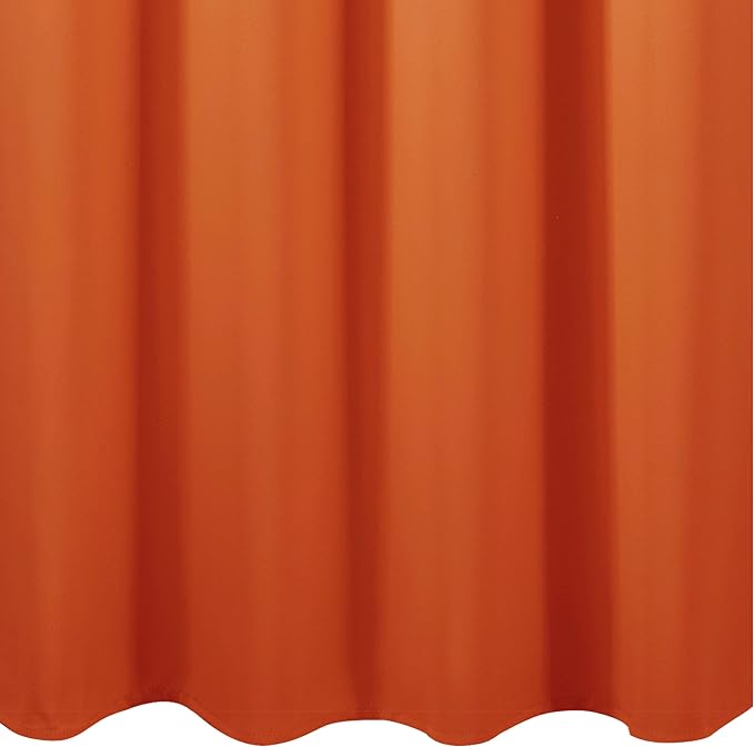 Blackout Curtains 66 x 84 inch/Orange Curtains Set of 2 Panels/Thermal - Image 9