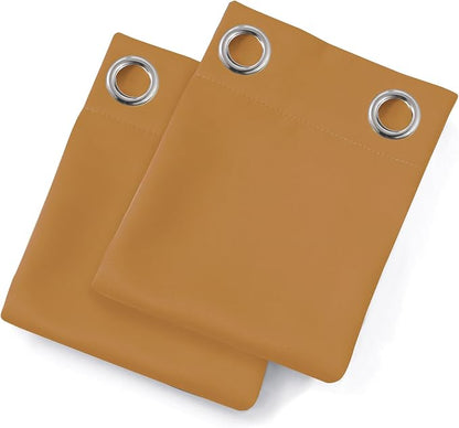 Mustard Yellow Thermal Blackout Curtains/42 x 84 Inch/Set of 2 Panels Room - Image 9