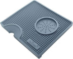 Tamper Mat for Espresso Station - Silicone Coffee Tamping Pad, TM-CO01 Black