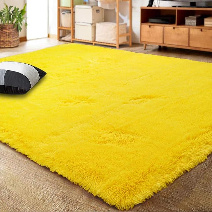 LOCHAS Area Rugs Fluffy Living Room Carpet by LOCHAS