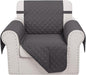 Reversible Recliner Chair Covers, Dark Grey | Chair Covers by LuxshareHome