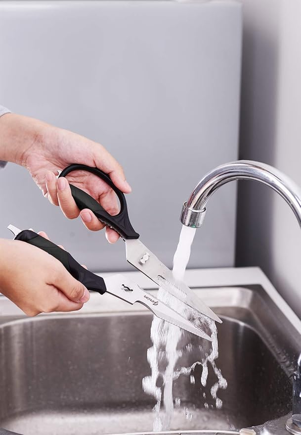 Kitchen Scissors - Come Apart Kitchen Shears for Cutting Chicken, Meat, Poultry, Seafood, Vegetable - Great Cooking Scissors Gadget