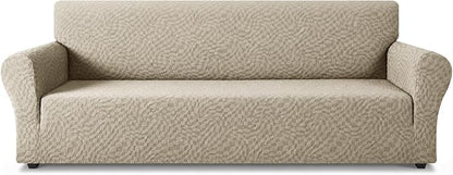 ZNSAYOTX 1 Piece Stretch Oversized Sofa Covers, New Plaid Couch Cover by ZNSAYOTX