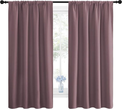 NICETOWN Blackout Curtains for Living Room, Darkening Window Curtain Panels - Image 2