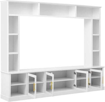 Merax 95" Entertainment Center for TVs up to 80", All-in-One TV Stand - Image 7