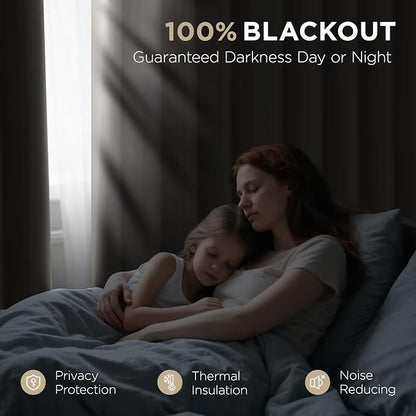 Joydeco 108 Inch Blackout Curtains - Image 8