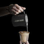 MHW-3BOMBER Espresso Steaming Pitcher Milk Frothing Pitcher Stainless Steel Milk Coffee Cappuccino Latte Art Barista Cup 20oz/600ml (Matte Black) P5033B-OS