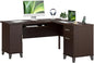 Bush Home 60-Inch L-Shaped Desk by BushHome
