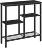 HOOBRO Narrow Console Table, Sofa Table, 4-Tier Industrial Entryway Table by HOOBRO