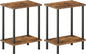 HOOBRO End Tables Set of 2, Small Side Table, Nightstand by HOOBRO