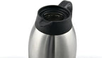 Heritage66 Stainless Steel Thermal Coffee Carafe Triple Layer Thermal Vacuum insulated 12 hours heat Retention/24 hours cold Retention/ 1 Liter Tea, Water, and Coffee Dispenser