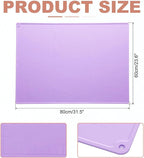 uxcell Silicone Pastry Mat, 31.5" x 23.6" Silicone Baking Mat with Measurements, Non-Stick Dough Rolling Mat for Making Pastry Cookies Bread Pizza Purple