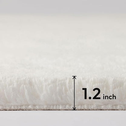 Ashler HOME DECO Ultra Soft Faux Rabbit Fur Chair Couch Cover Area Rug - Image 2