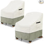Patio Adirondack Chair Cover 2 Pack, Waterproof Heavy Duty Outdoor Chair Covers by LSongSKY
