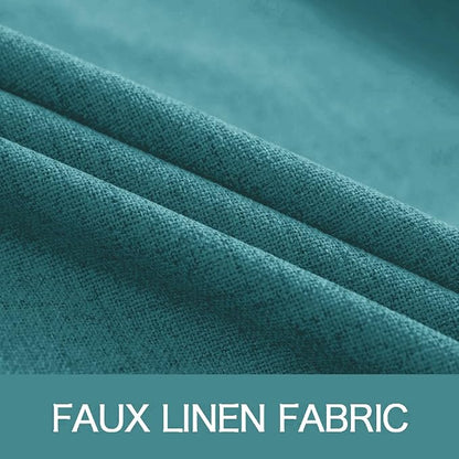 MIULEE 100% Blackout Linen Curtains - Image 5