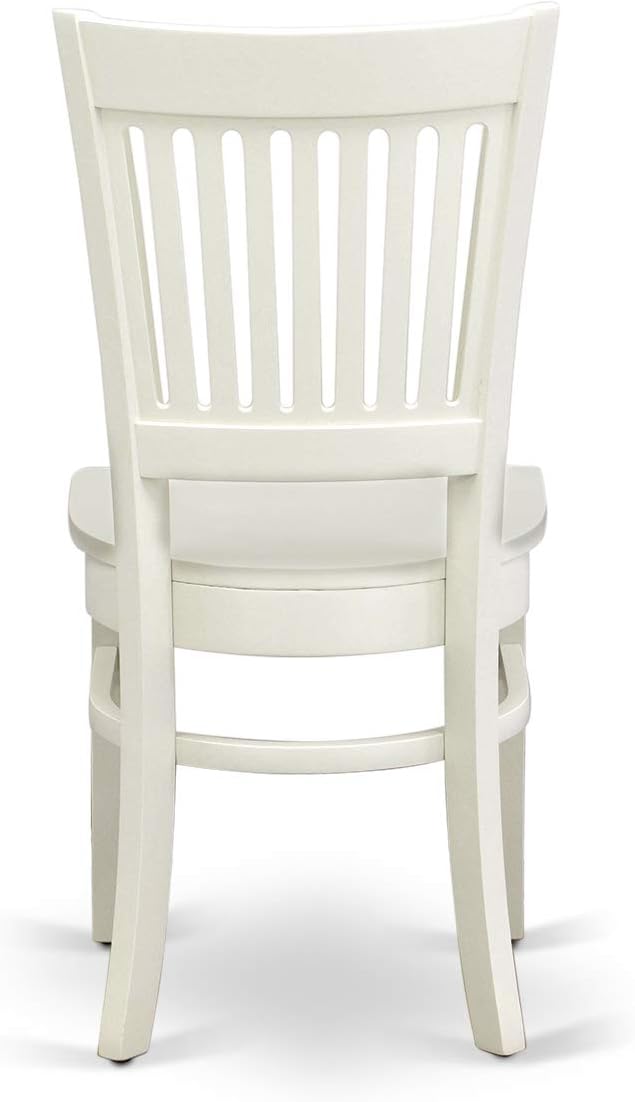 East West Furniture ANVA5-LWH-W 5 Piece Kitchen Table Set - Image 9
