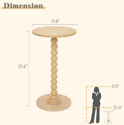 Fultyle Round Side Table, Small Drink Table - Image 3