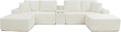125" Oversized Sectional Couches - Image 8