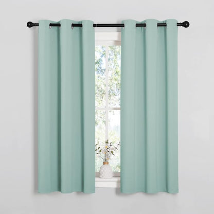 NICETOWN Window Curtain Panels, Thermal Insulated Solid Grommet Blackout by NICETOWN