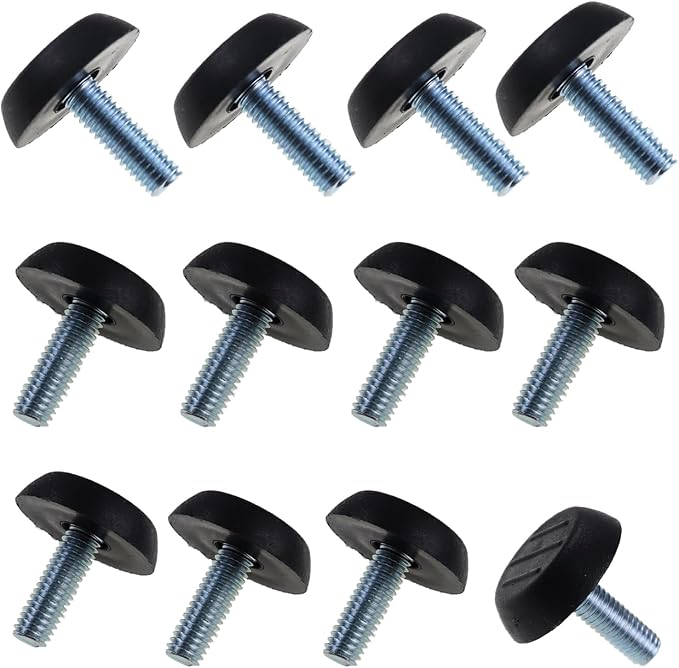5/16-18 UNC Thread Adjustable Furniture Levelers Table Feet Screw in Threaded by Unknown