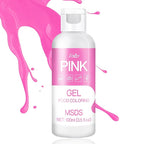 Gel Food Coloring - 4.5oz Vivid Food Coloring Gel for Baking, Cake Decorating, Cookie, Fondant, Macaron - Tasteless Concentrated Edible Food Color Dye for Icing, Slime, Drinks, DIY Crafts (Pink)