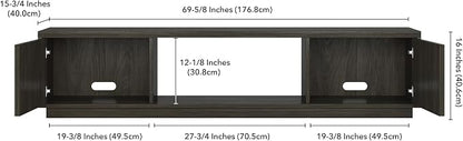 Henn&Hart Fluted TV Stand for TVs up to 78" - Image 2