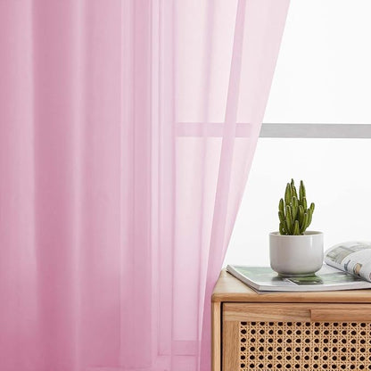 Kitchen Curtains 24 Inch Length Tier 2 Pieces, Cafe Bathroom Basement Rod - Image 7