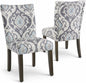 HomePop Parsons Classic Upholstered Accent Dining Chair, Suri Blue by HomePop