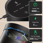 SOUL HAND Vacuum Coffee Canister, Airtight Sealed Coffee Canister Automatic Vacuum Stainless Steel Coffee Containers, Coffee Bean Storage Container for Coffee/Food Storage 1.6 L