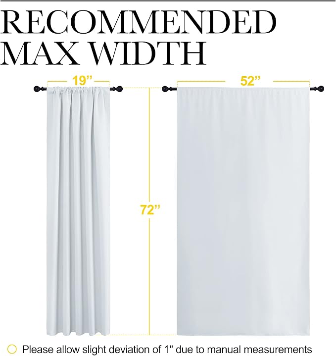 NICETOWN Bedroom Window Curtain Panels - Image 7