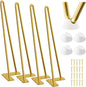 SMARTSTANDARD 16 Inch Hairpin Furniture Legs, 3/8'' Rods Metal Home DIY Projects by SMARTSTANDARD