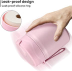 17oz Soup Thermo for Hot Food Kids,Insulated Food Jar with Spoon,Thermo Hot Food Lunch Container,Wide Mouth Leakproof Stainless Steel Lunch Box for School-Pink