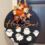 Halloween Stencils for Painting on Wood 12” Large Halloween Stencil Hey Boo Trick or Treat Hocus Pocus Templates for Door Hanger Porch Sign Shirt Painting