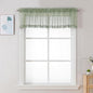 Chyhomenyc Sage Green Sheer Valance by Chyhomenyc