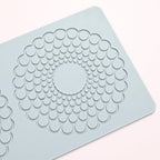 TUKE Hollow Round Circular Design Lace Mat Chocolate Fondant Mold DIY Sugar Craft Silicone Pad Cake Decorating Tools Kitchen Bakeware (D_ Round Circular)