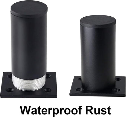 Set of 4 Furniture Legs 3 Inch, Adjustable Aluminum Alloy Cabinet Legs - Image 4