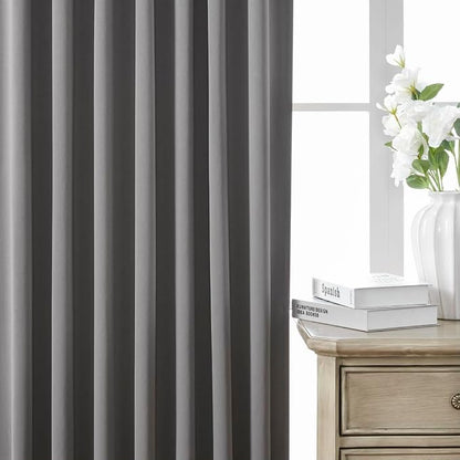 Joydeco Blackout Curtains 84 Inch Length 2 Panels Set, Thermal Insulated Black - Image 5