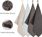 watchget Barista Microfiber Cloths - 4 Pack (12"x12") Professional Cleaning Towels for Espresso Machines, Steam Wands & Countertops Essential Coffee Bar Accessories